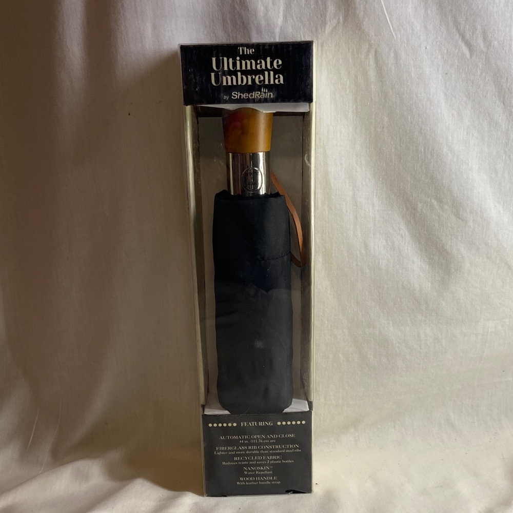 ShedRain Black Ultimate Umbrella